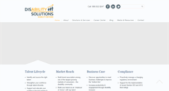 Desktop Screenshot of disabilitysolutionsatwork.org